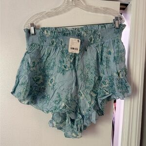 NWT Free People Ruffle Pajama Shorts